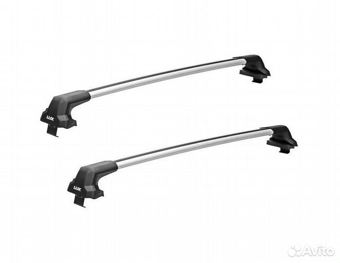 Багажник на крышу LUX city Audi A6 седан 2018- сер