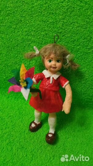 Кукла из ваты на елку