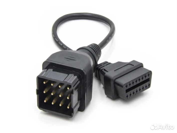 Диагностический переходник газ 12 pin/16 pin OBD2