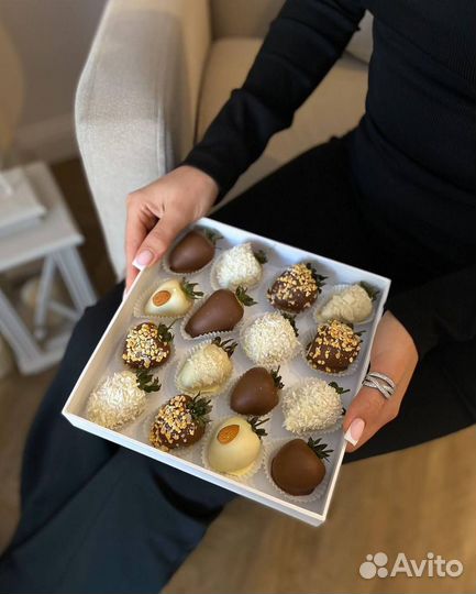 Набор клубники в шоколаде 