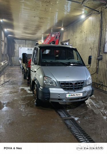 Бортовой грузовик ГАЗ 2834LM с КМУ FASSI, 2012