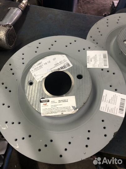 Диск тормозной Мерседес W221 передний Ориг Новый