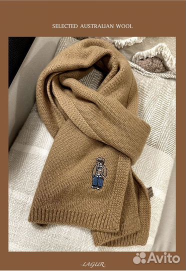 Премиум шарф новый Ralph Lauren