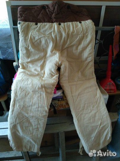 Штаны защитные сварочные с подкладкой