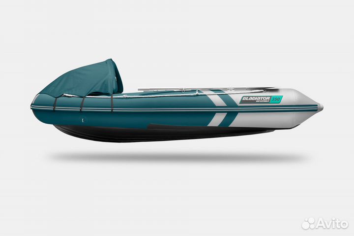 Надувная лодка пвх Gladiator E 350 новая