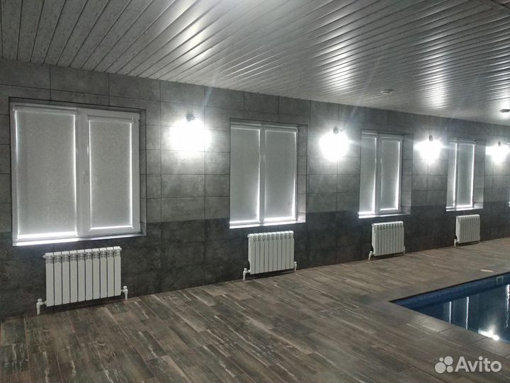 Жалюзи рулонные кассетные солнценепроницаемые