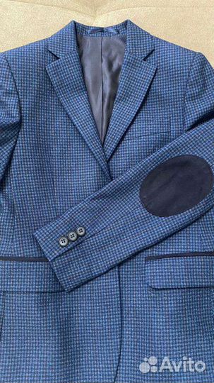 Школьный костюм для мальчика 134 синий