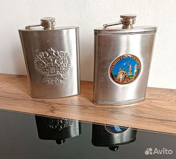 Фляжка из нержавейки походная