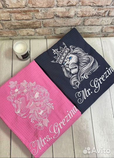 Халат женский вафельный