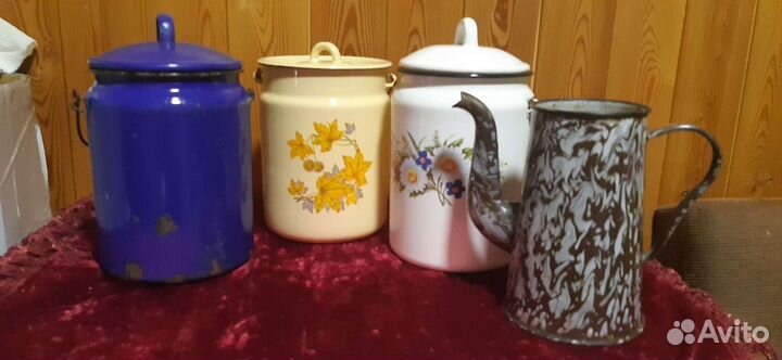 Бидон эмалированный СССР