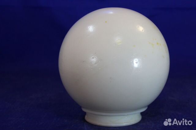 Плафон Шар Двойное белое молочное стекло сталински