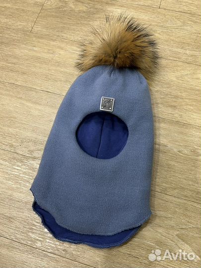 Шапка шлем зимняя детская новая
