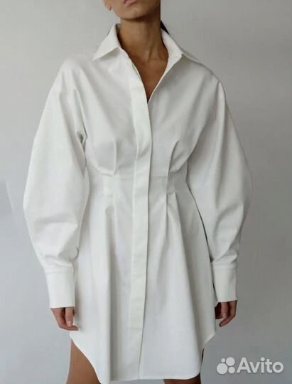 Платье рубашка женская