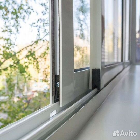 Алюминиевые окна раздвижные