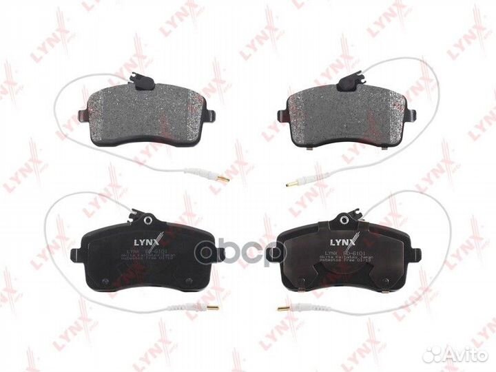 Колодки тормозные дисковые перед BD6101 LYN