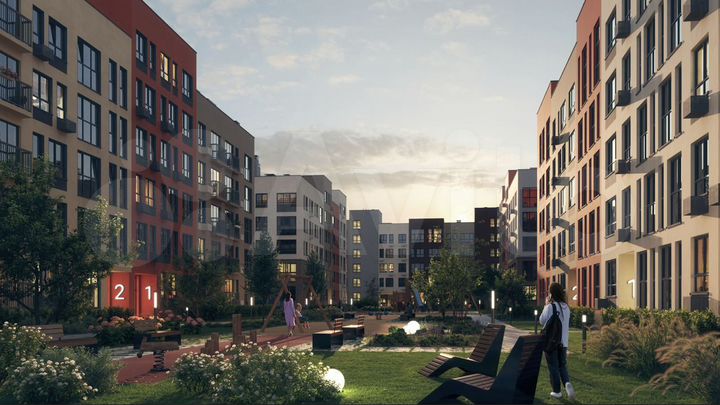 1-к. квартира, 40,1 м², 3/5 эт.