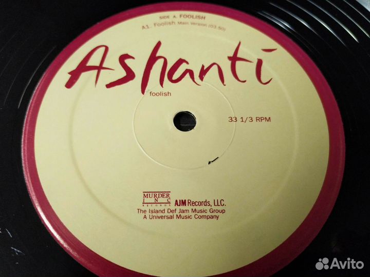 Ashanti Foolish винил 2002