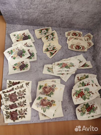 Переводные картинки наклейки деколь СССР