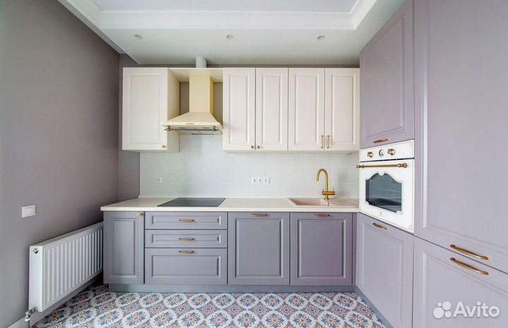 Кухонный гарнитур угловой в потолок на заказ