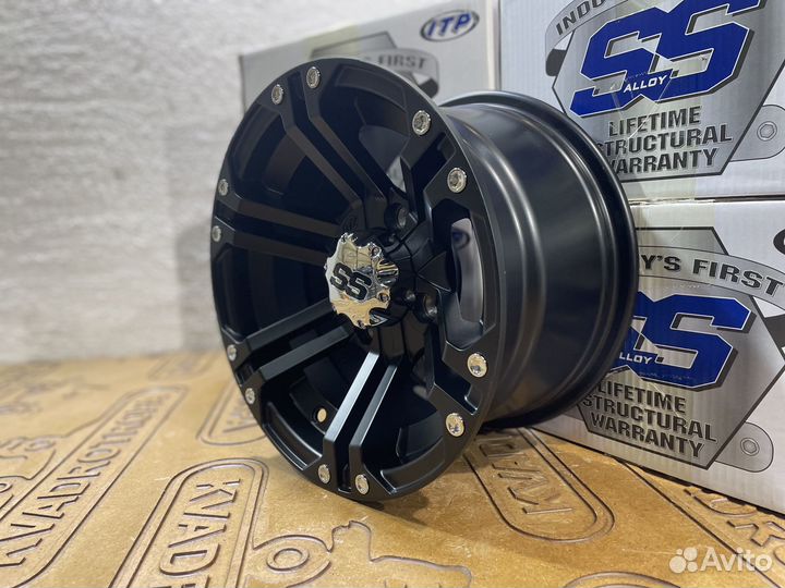 Диски для квадроцикла ITP SS 212 black 4*110 12