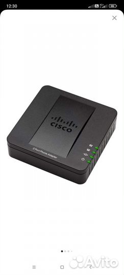 Адаптер для VoIP-телефонии Cisco SPA112 black