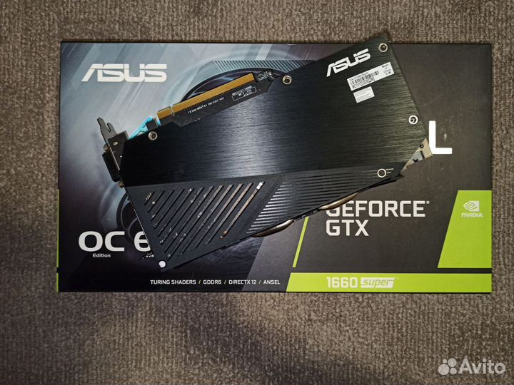 Видеокарта asus GTX 1660 super Dual EVO