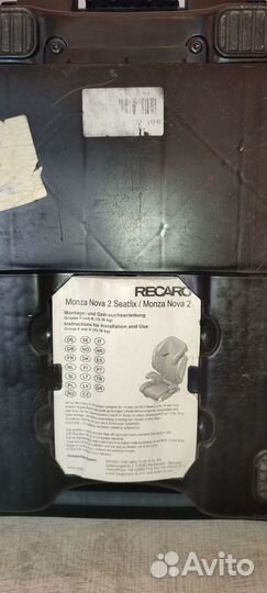 Автокресло recaro Monza Nova 9 до 36 кг isofix