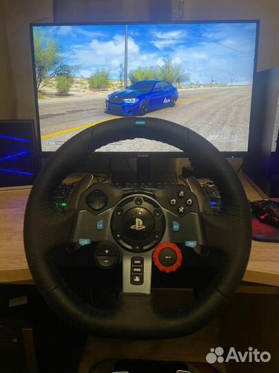 Игровой руль logitech g29 с педалями