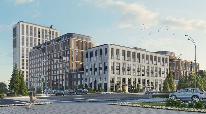 1-к. квартира, 61,6 м², 3/16 эт.