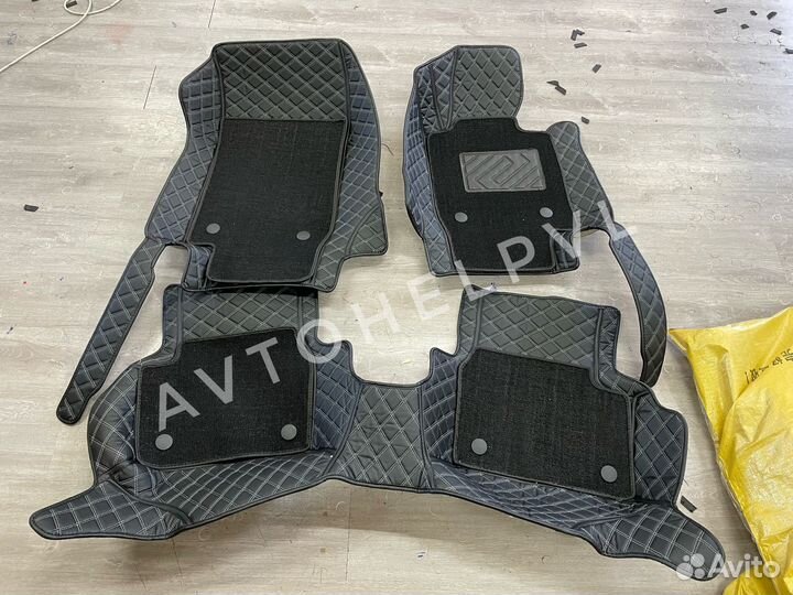 3D коврики mazda CX-3 (CX3) экокожа + ворс