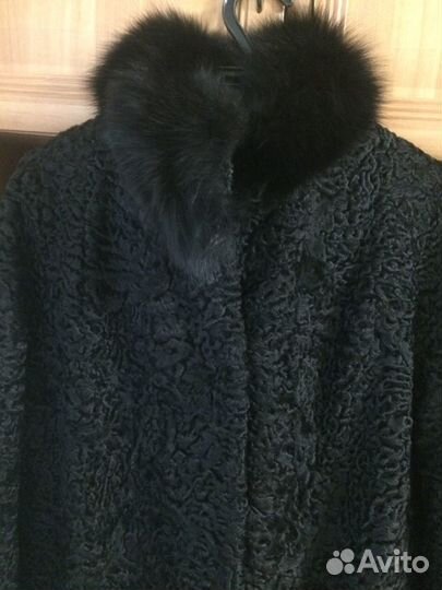 Шуба каракуль новая размер 52-54 воротник стойка