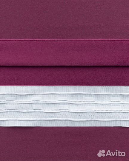 Шторы бархат Беллиссимо Винный