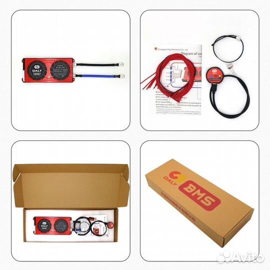 Плата BMS lifepo4 20S 60V 150A с охлаждением