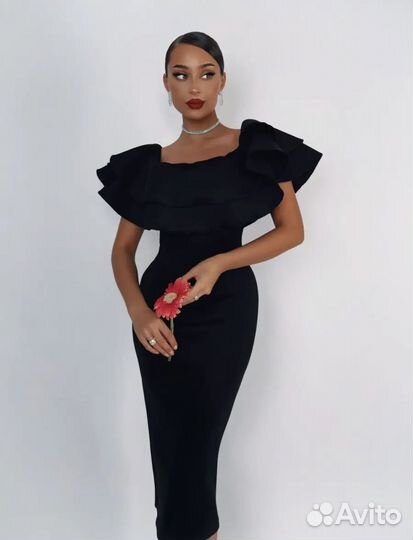 Платье черное 48-50