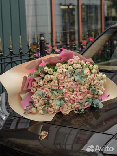 Цветы Букет Розы