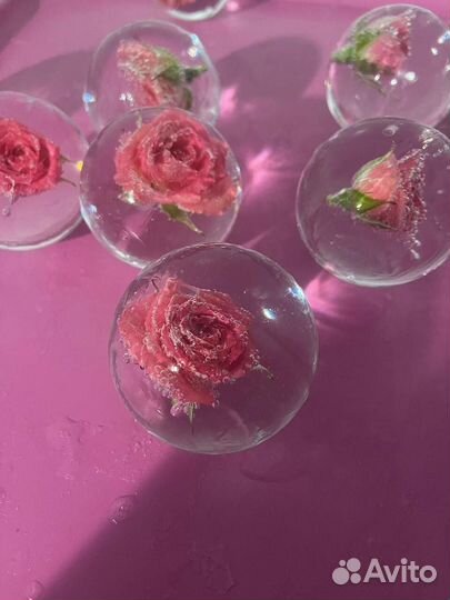 Лед пищевой с цветами 15103 грамм