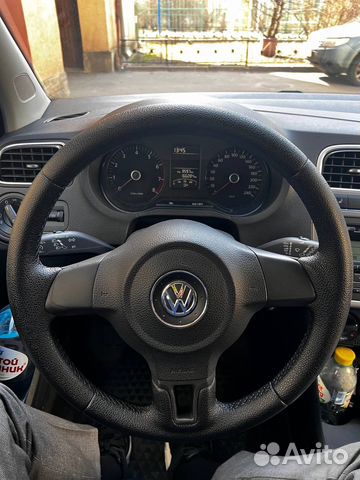 Руль volkswagen polo в новой коже