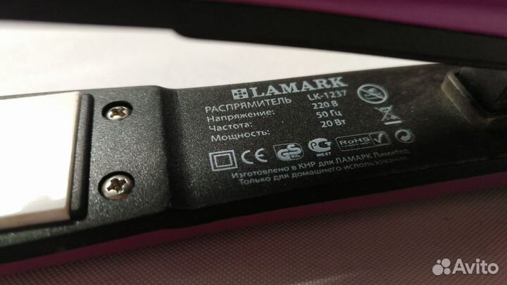 Выпрямитель. Щипцы Lamark LK-1237