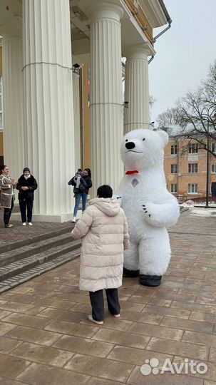 Белый мишка поздравление