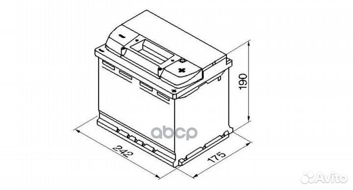 0 092 S40 040 аккумуляторная батарея 19.5/17.9