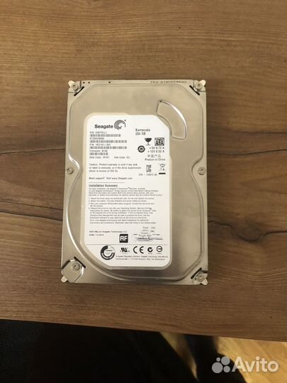 Жесткий диск Seagate barracuda 250gb