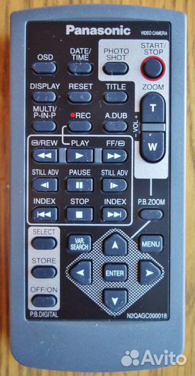 Пульт от видеокамеры panasonic NV-GS400GC