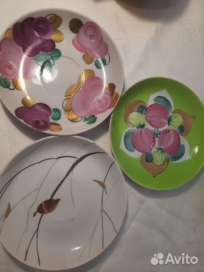 Большая чайная пара дулево СССР