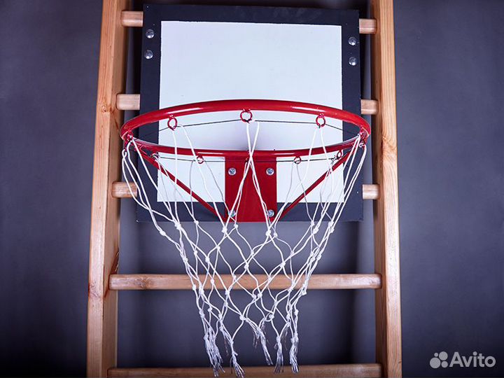 Щит баскетбольный навесной с кольцом и сеткой