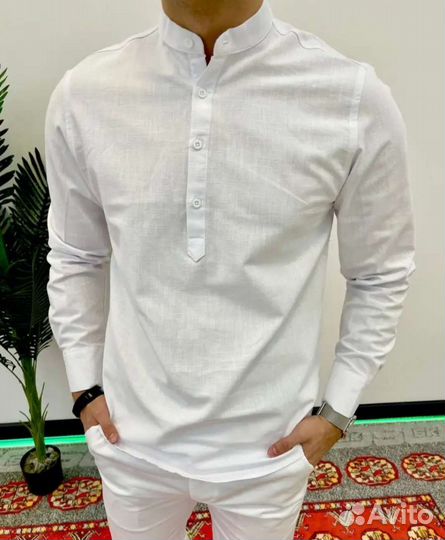 Мужская рубашка белая