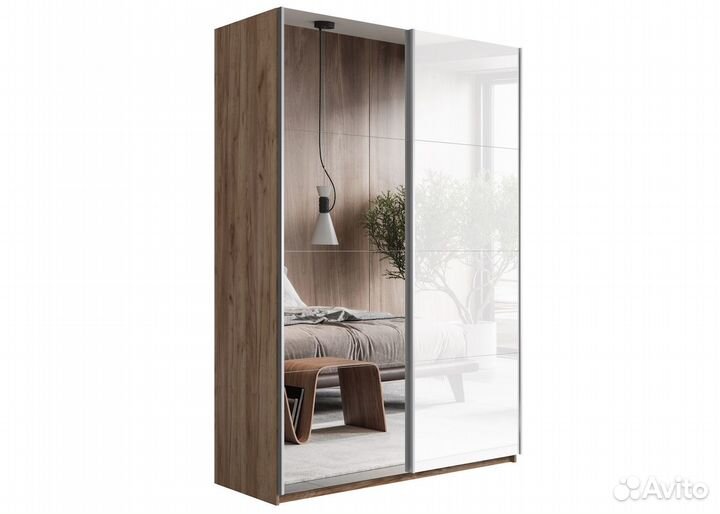 Шкаф-купе 2х дверный Прайм
