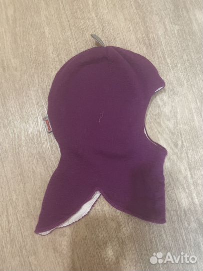 Шапка шлем для девочки зимняя 54 56