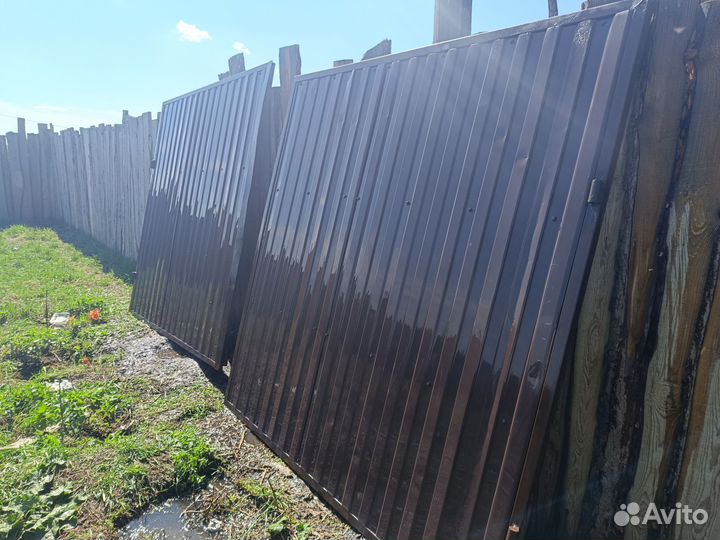 Ворота распашные бу