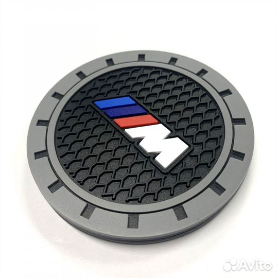 Коврики в подстаканник для авто BMW M/Бмв м