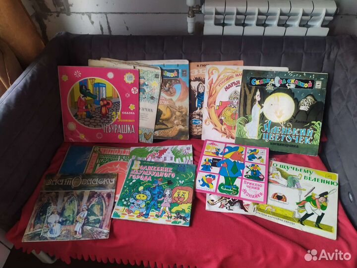 Виниловые пластинки сказки детские